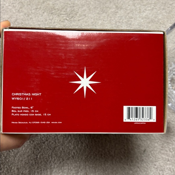 Mikasa Clear Crystal Decorative Bowl - Picture 5 of 5